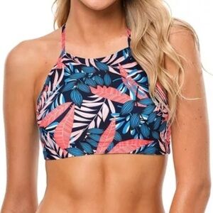 Attract bikini halter top tropical